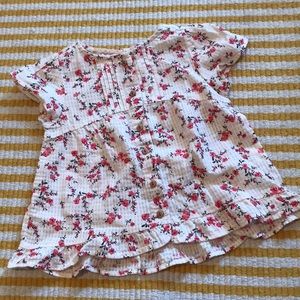 NWOT floral Zara top